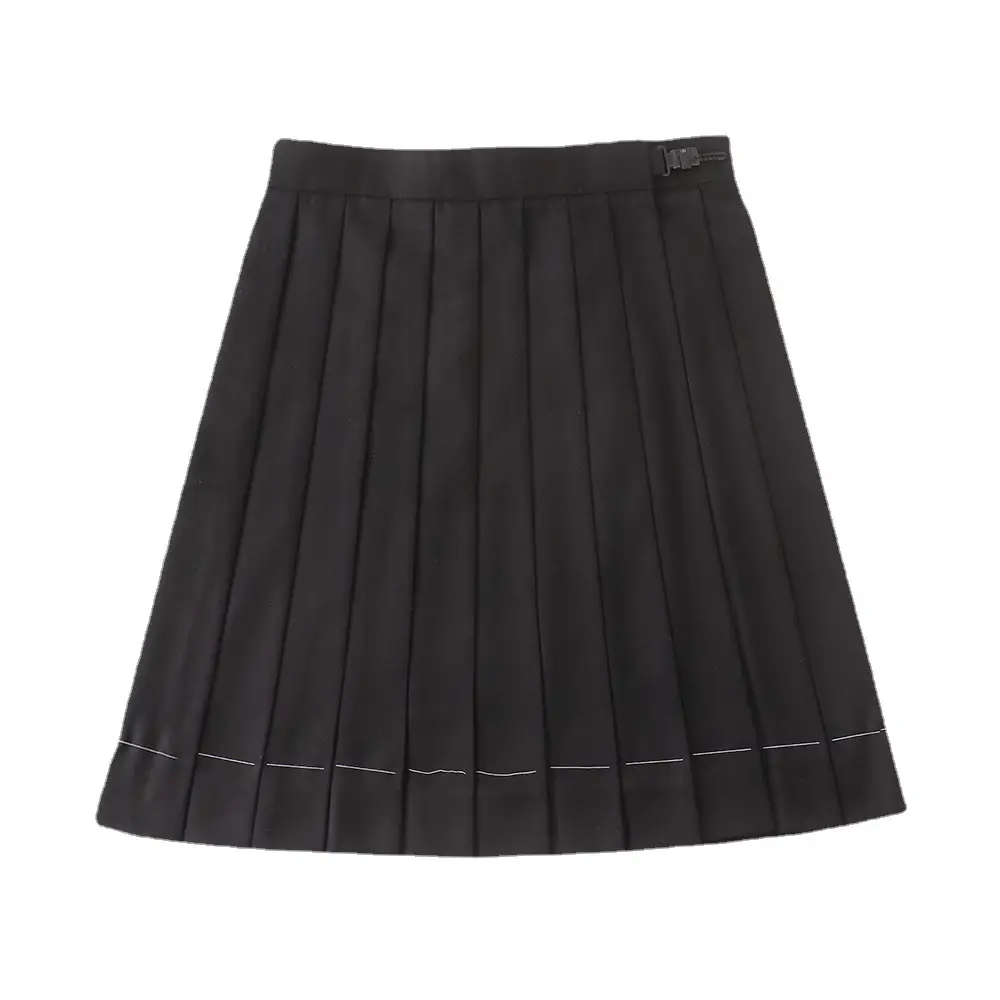 Red Pleated Orthodox JK Uniform Skirt 45cm