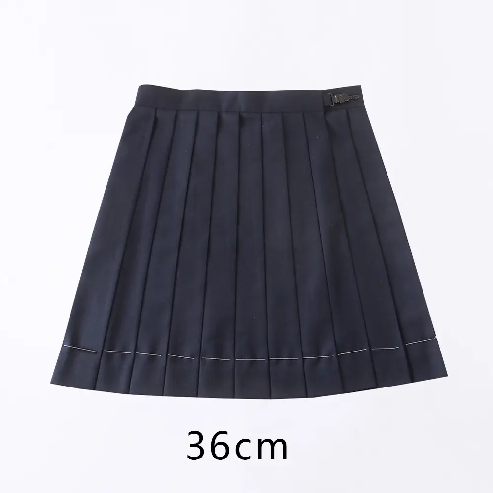 Red Pleated Orthodox JK Uniform Skirt 45cm