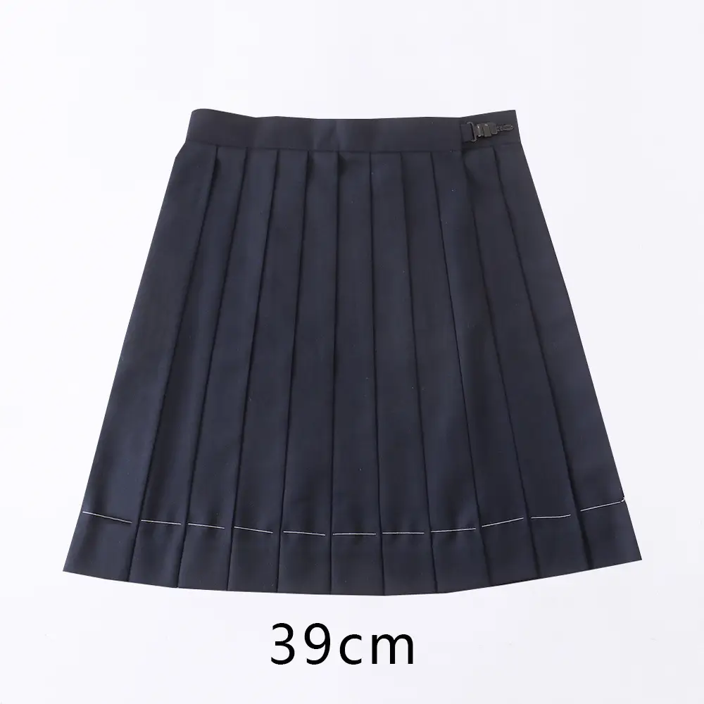 Red Pleated Orthodox JK Uniform Skirt 45cm