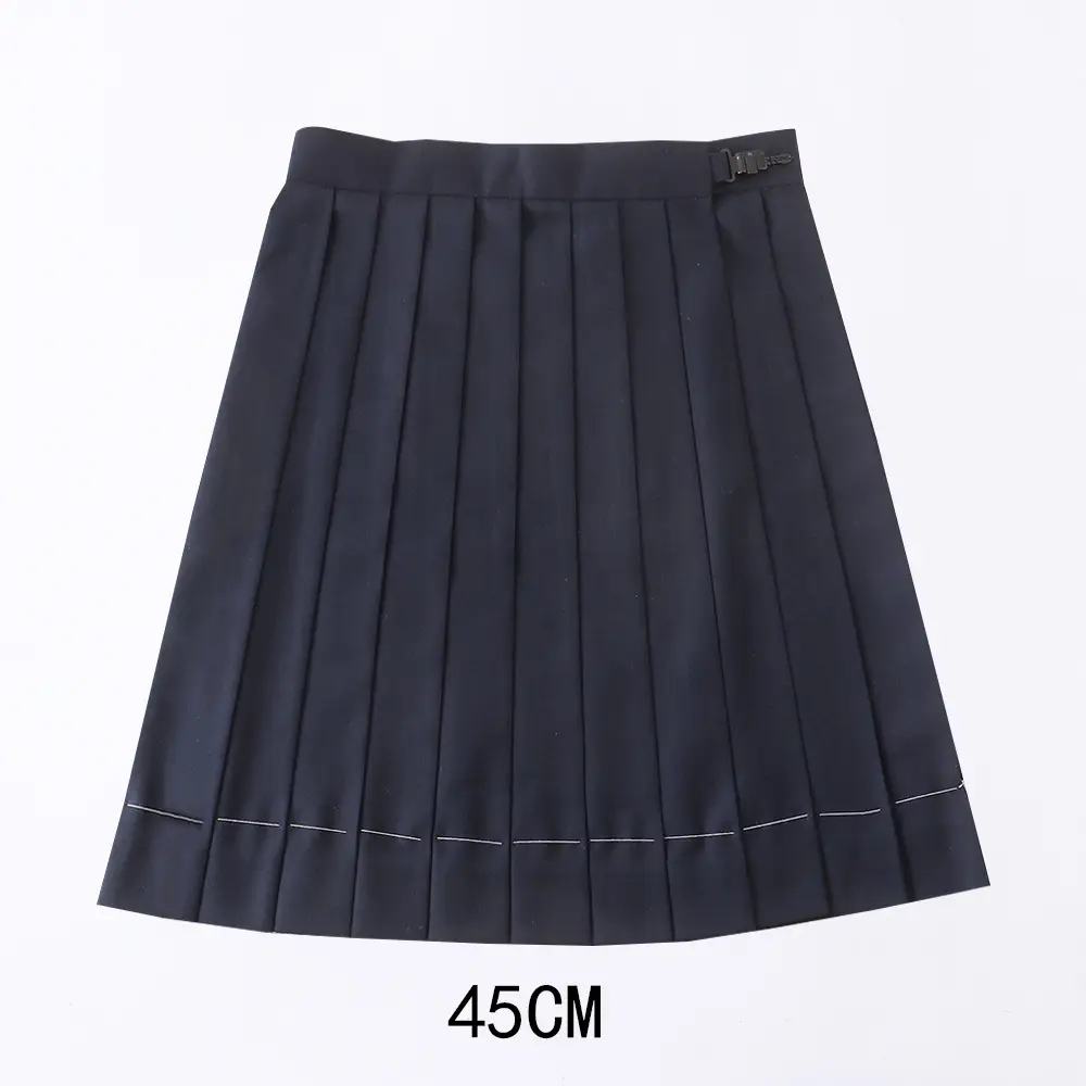 Red Pleated Orthodox JK Uniform Skirt 45cm