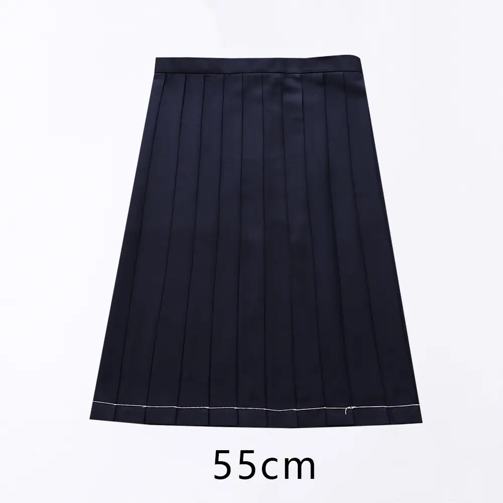 Red Pleated Orthodox JK Uniform Skirt 45cm