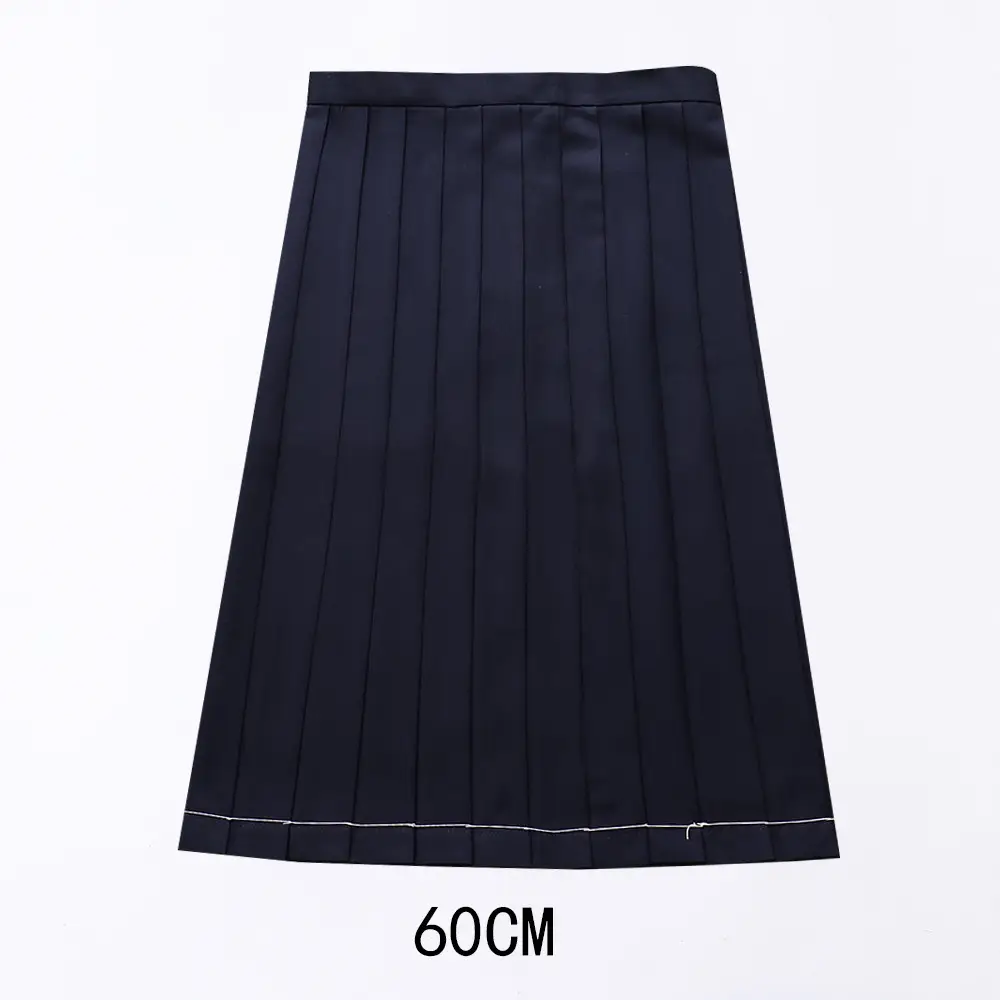 Red Pleated Orthodox JK Uniform Skirt 45cm