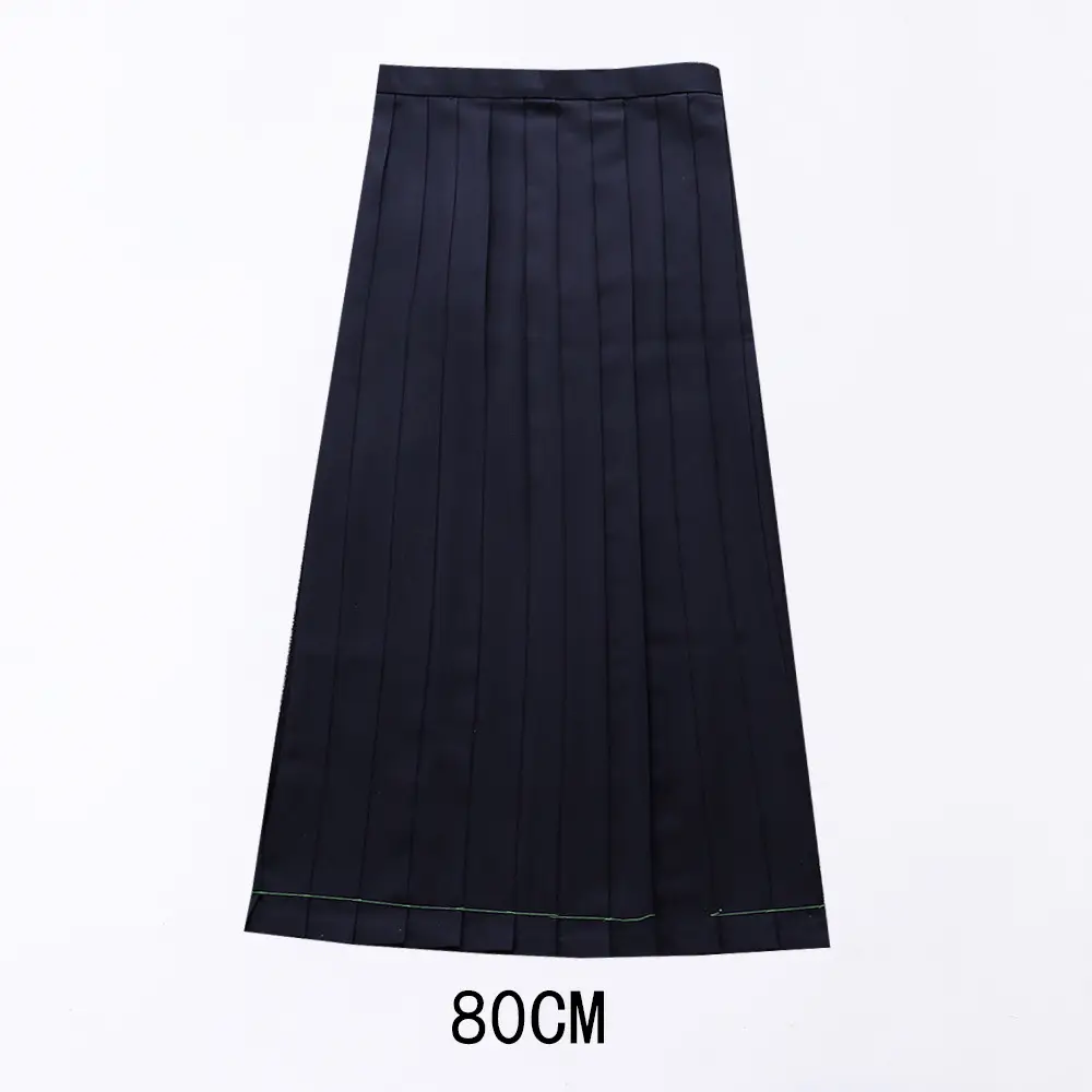 Red Pleated Orthodox JK Uniform Skirt 45cm