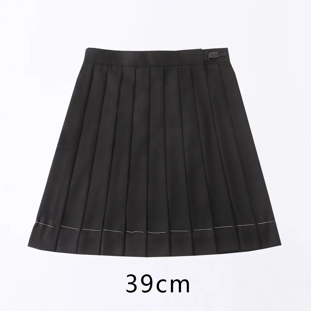 Red Pleated Orthodox JK Uniform Skirt 45cm