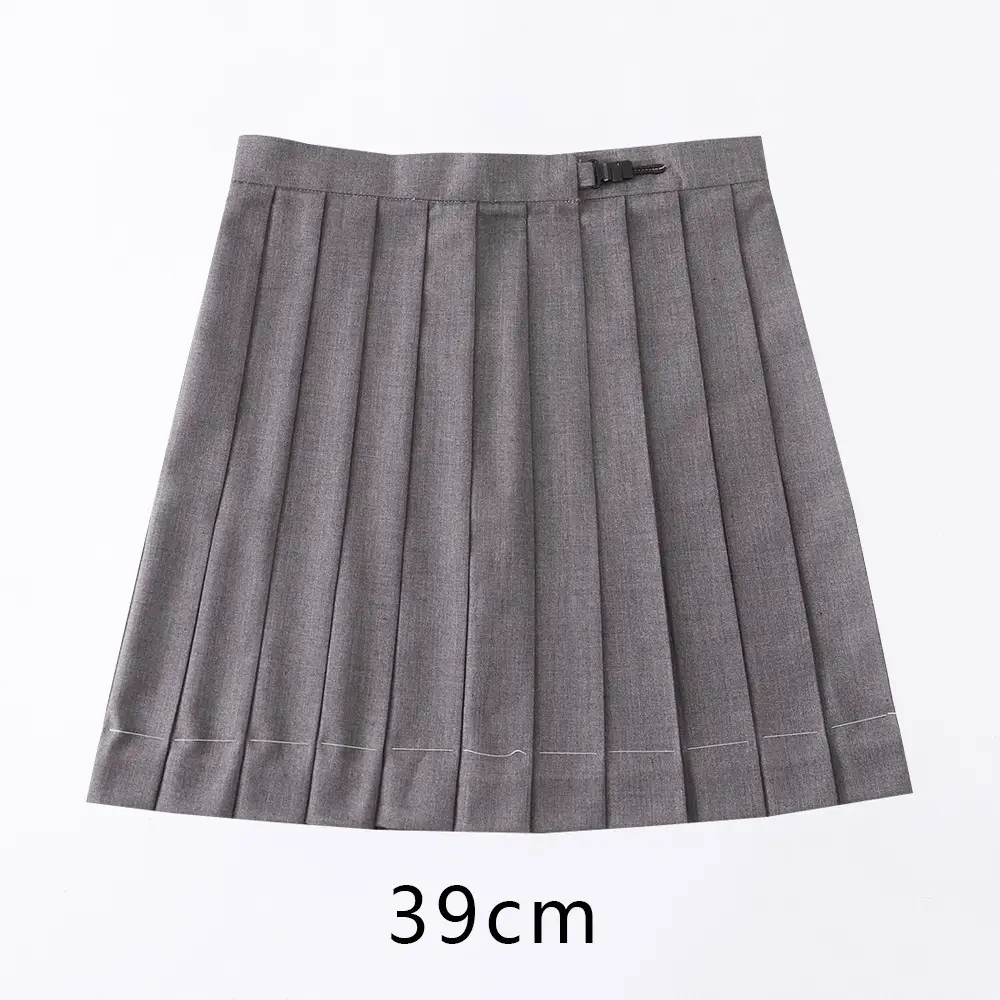 Red Pleated Orthodox JK Uniform Skirt 45cm