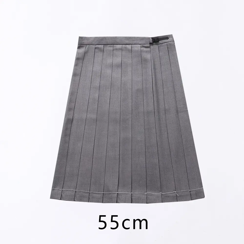 Red Pleated Orthodox JK Uniform Skirt 45cm