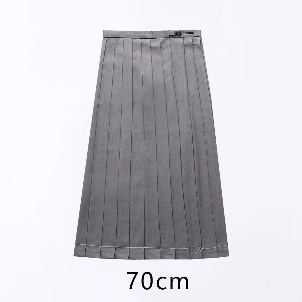 Red Pleated Orthodox JK Uniform Skirt 45cm