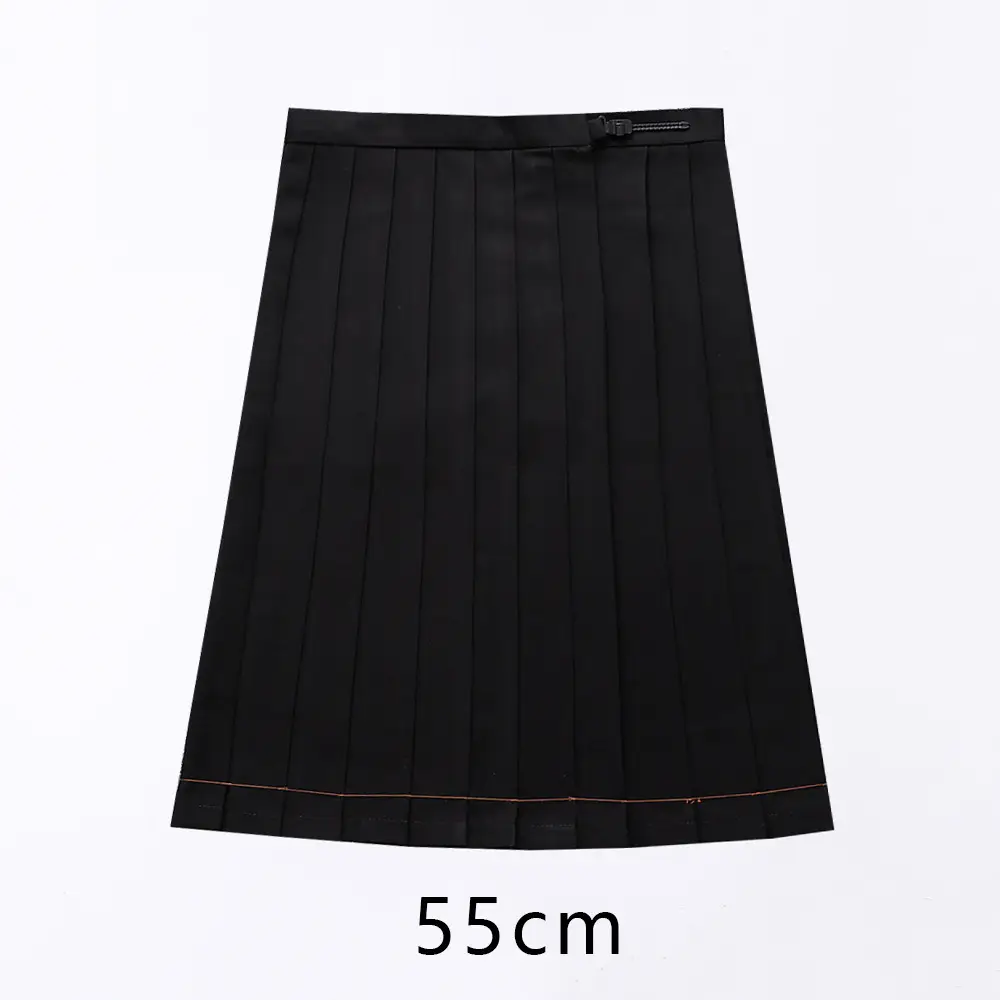Red Pleated Orthodox JK Uniform Skirt 45cm