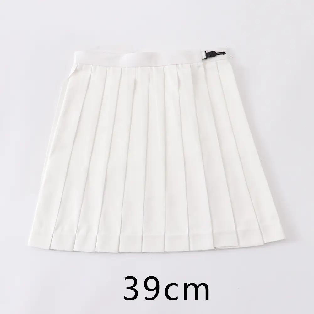 Red Pleated Orthodox JK Uniform Skirt 45cm