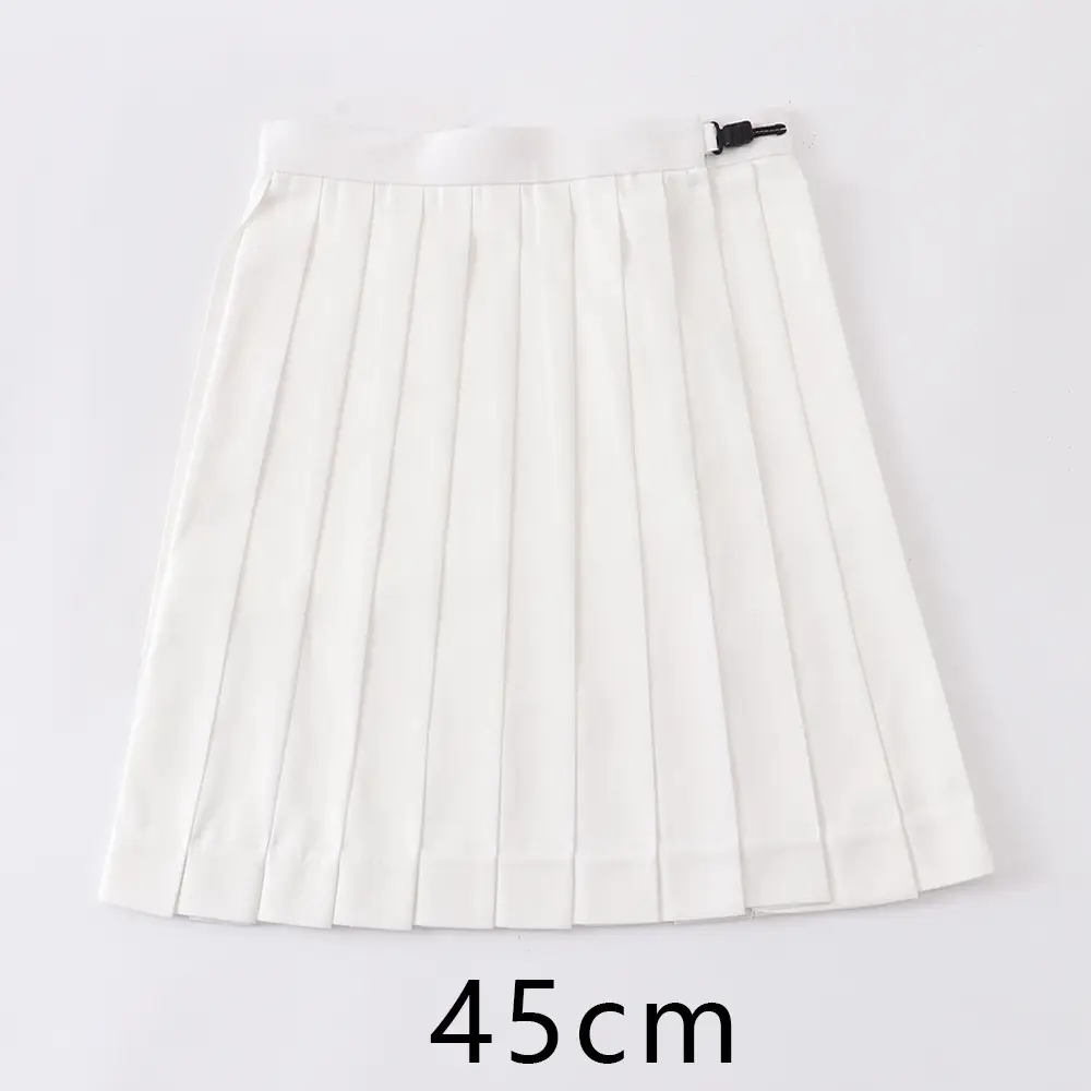 Red Pleated Orthodox JK Uniform Skirt 45cm