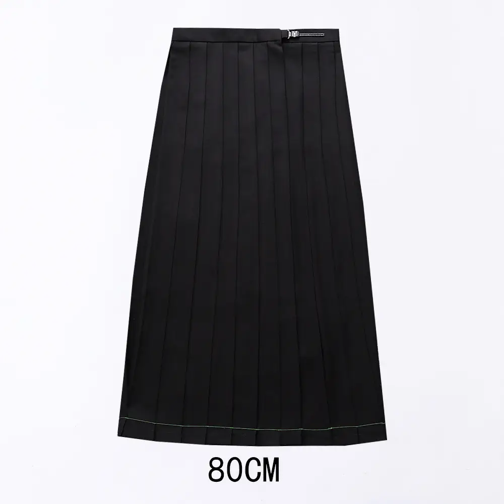 Red Pleated Orthodox JK Uniform Skirt 45cm