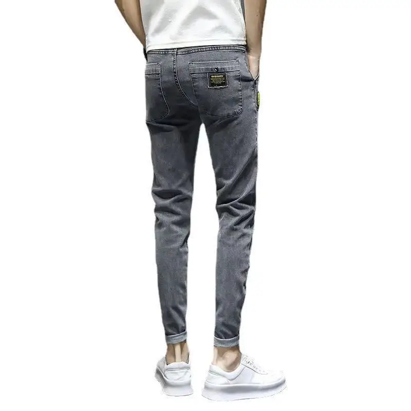 Men Slim-fit Ripped Jeans Spring Autumn Casual Leg Pants - Image 22
