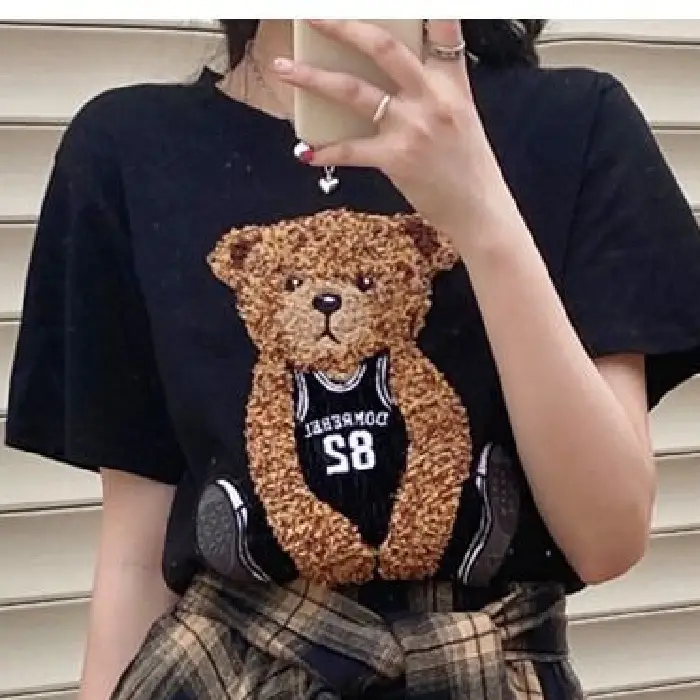 Women Plaid Ruffled Skirt T-Shirt Set Summer