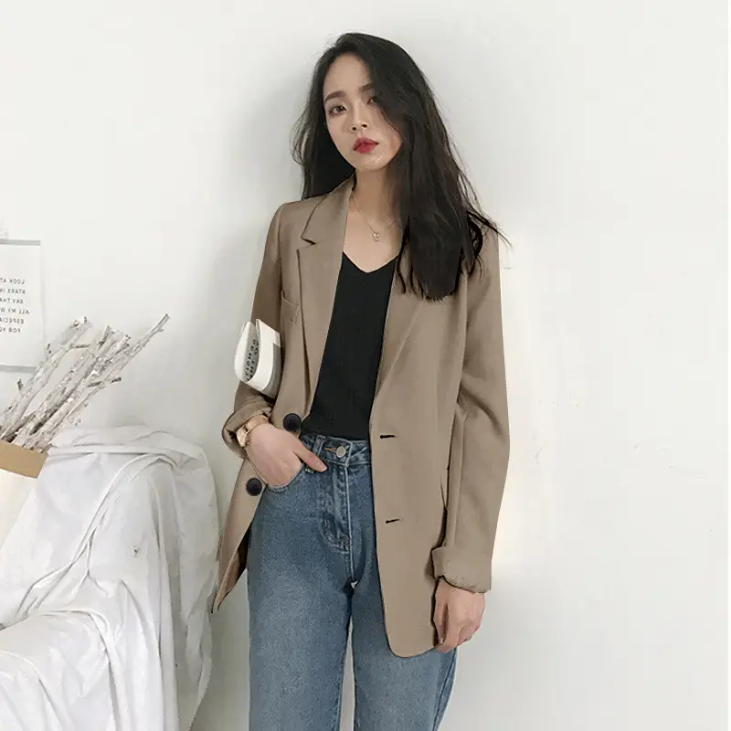 New Korean Style Blazer for Women 2026 Spring - Image 17