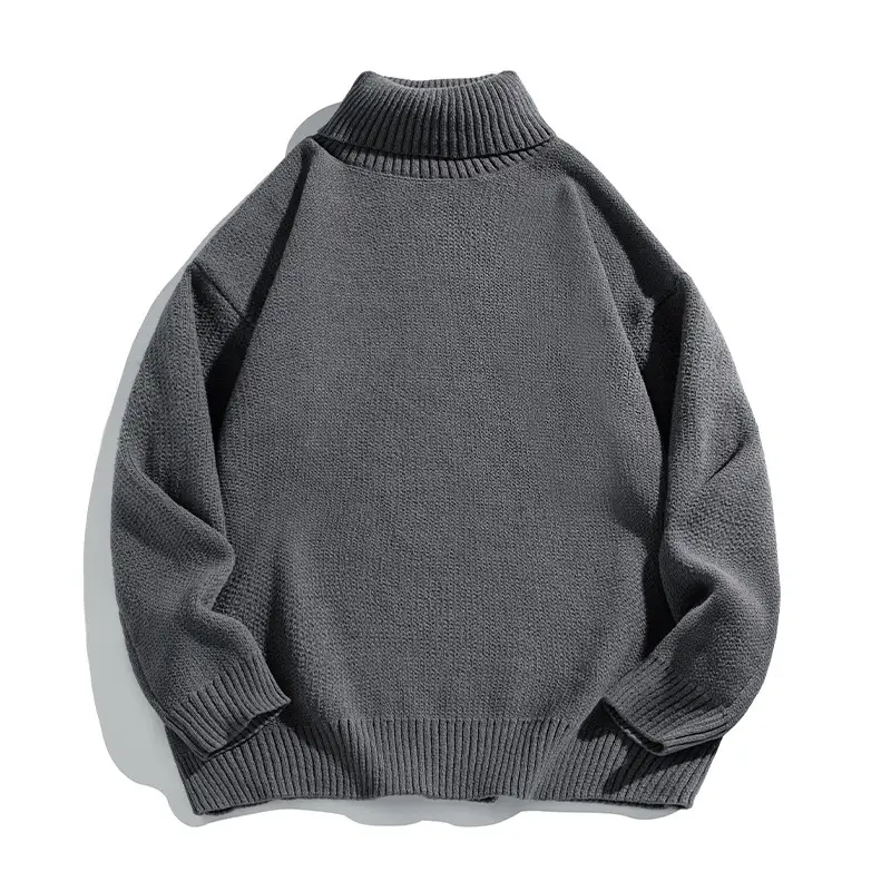 Black Striped Sweater for Men Winter Warmth - Image 14