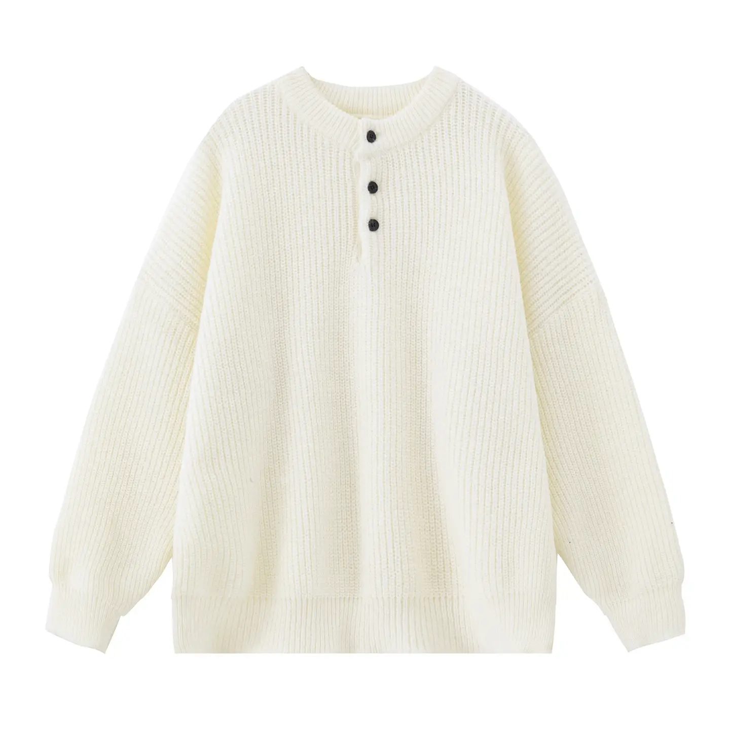 Black Striped Sweater for Men Winter Warmth - Image 7