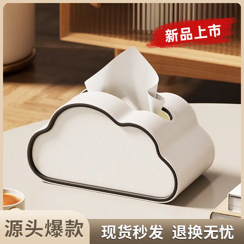 Modern Gray Marble Top Tissue Box for Living Room — feature 6