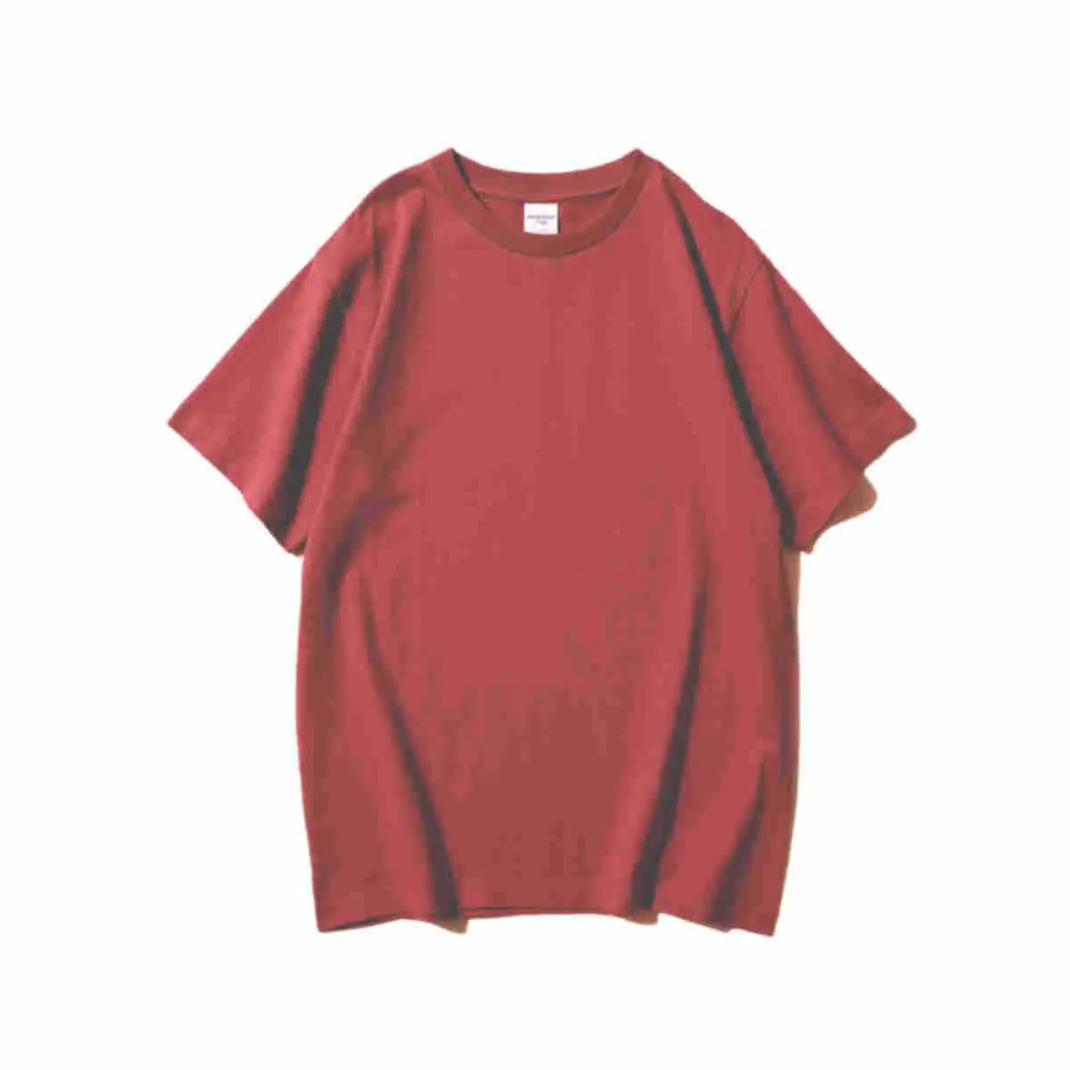 Men Cotton Short Sleeve T-Shirt Grey Crewneck - Image 14