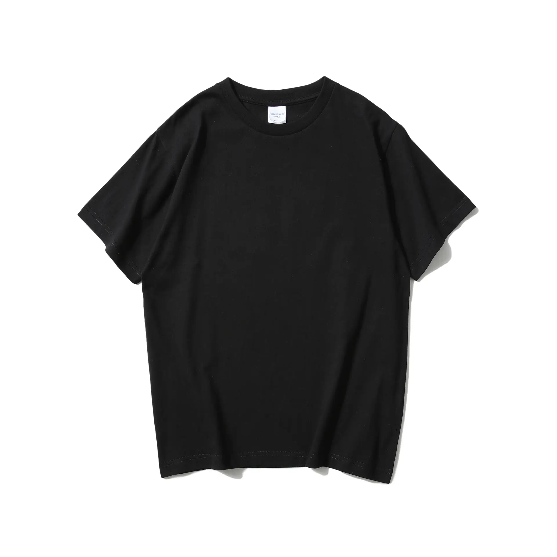 Men Cotton Short Sleeve T-Shirt Grey Crewneck - Image 2
