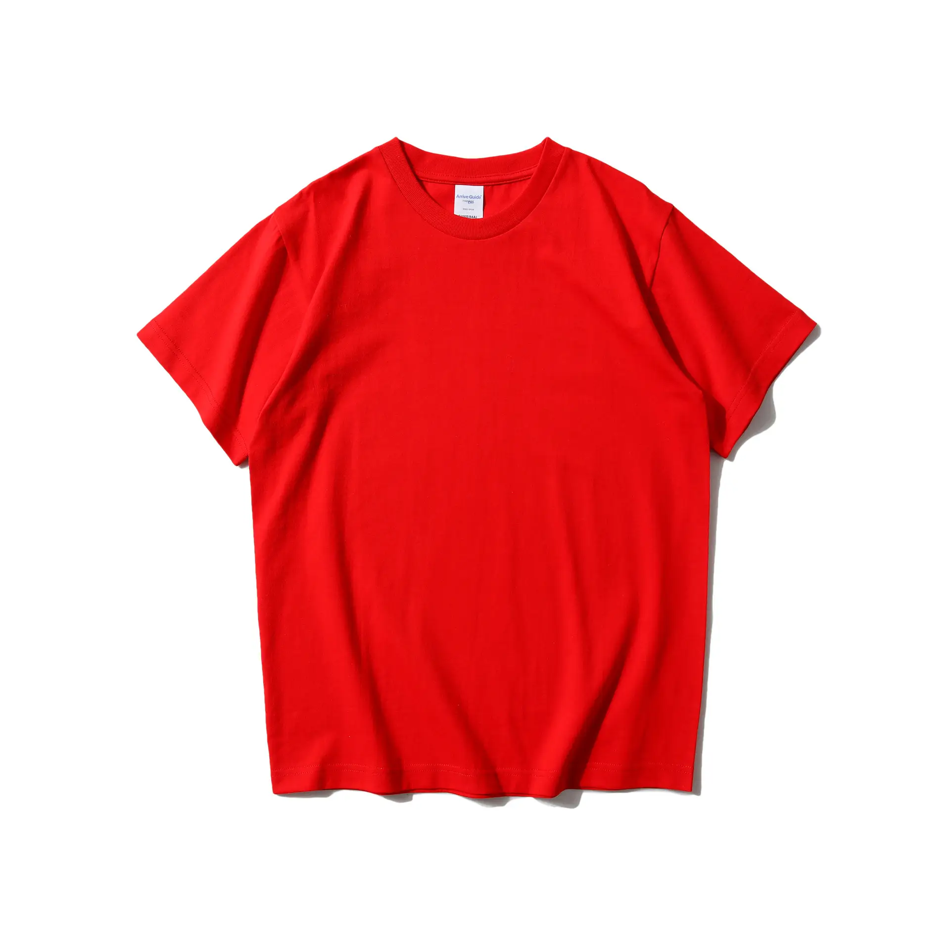 Men Cotton Short Sleeve T-Shirt Grey Crewneck - Image 7