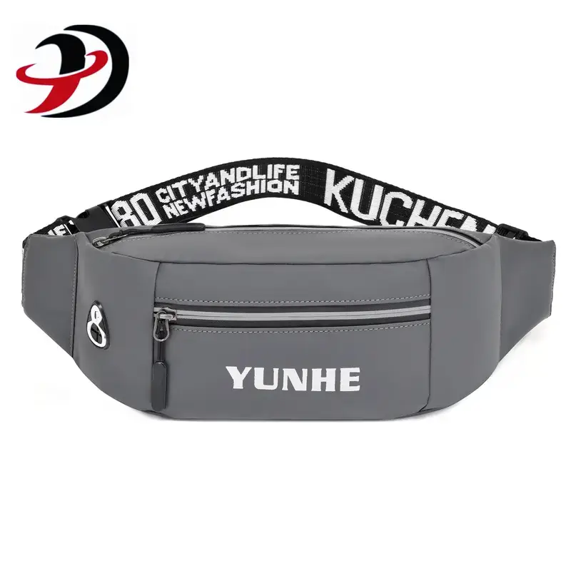 Oxford Cloth Waist Bag with Trendy Letter Band - Image 3
