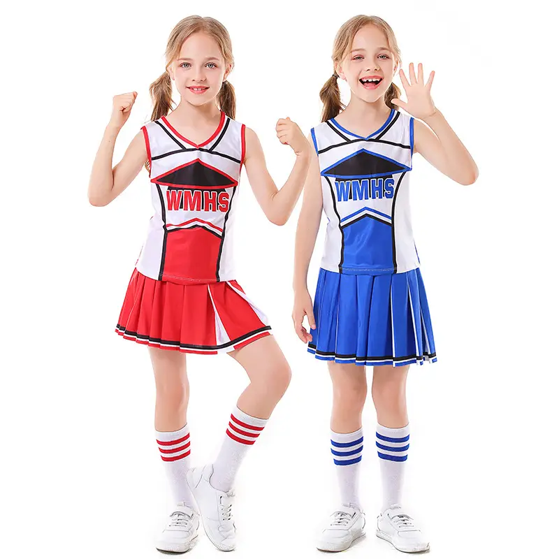 Red Football Baby Cheerleader Costume with Socks