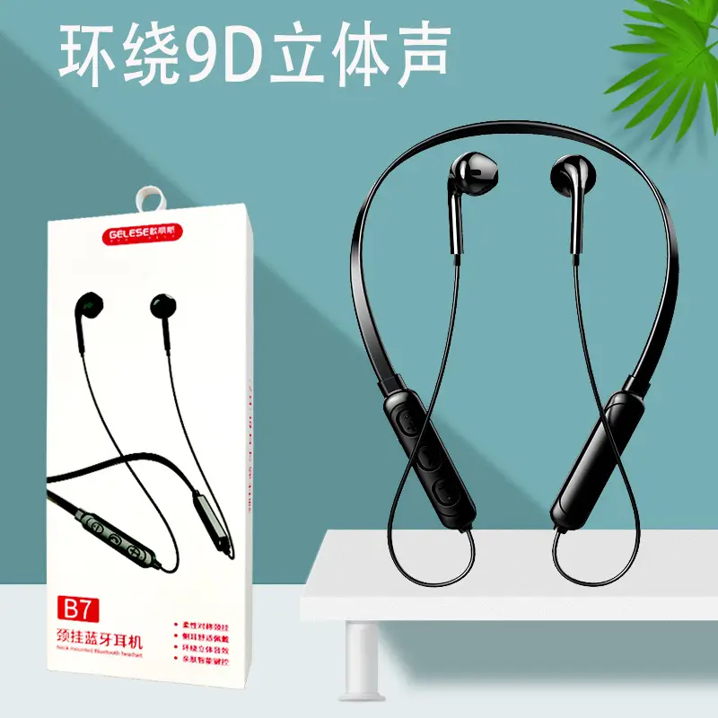 Bluetooth Wireless Earphones, Neck-Hanging Sports Earbuds, In-Ear Neckband Style, Ultra-Long Standby Time, Manufacturer Wholesale, Cross-Border - Image 3