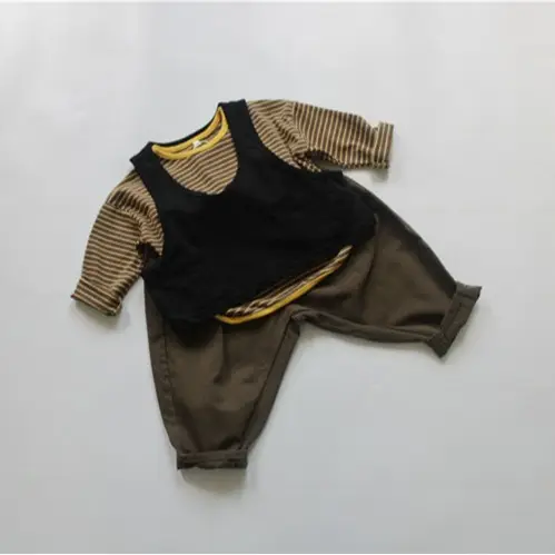 2026 Spring Kids Striped Base Layer T-Shirt Loose Cotton - Image 5