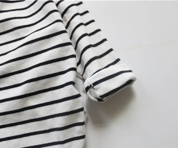 2026 Spring Kids Striped Base Layer T-Shirt Loose Cotton — feature 10