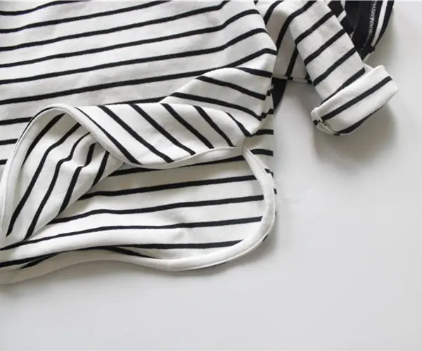 2026 Spring Kids Striped Base Layer T-Shirt Loose Cotton — feature 13