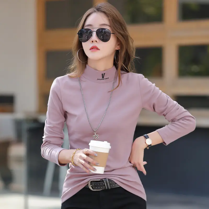 Elegant Knit Long Sleeve Shirt for Women Autumn Winter 2021 - Image 8