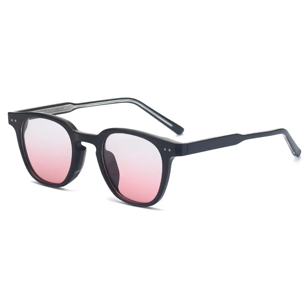 Men Women Square Frame Polarized Sunglasses Transparent White - Image 10