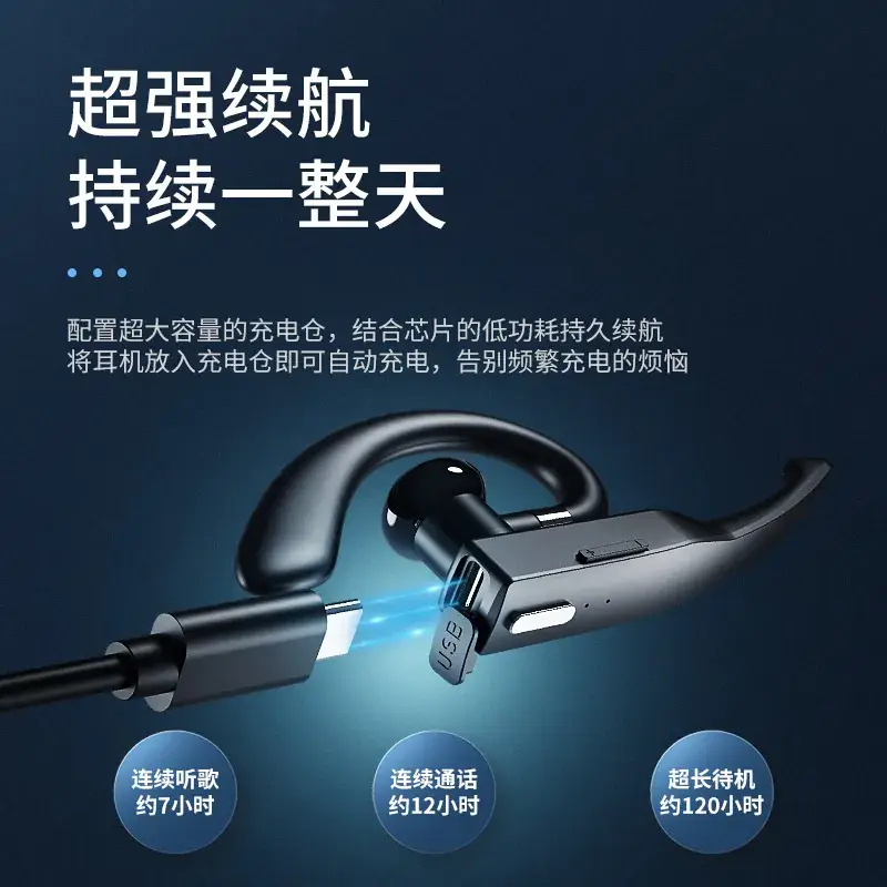 Wireless Hanging Earphones Bluetooth 5.3 Waterproof Sports Use - Image 8