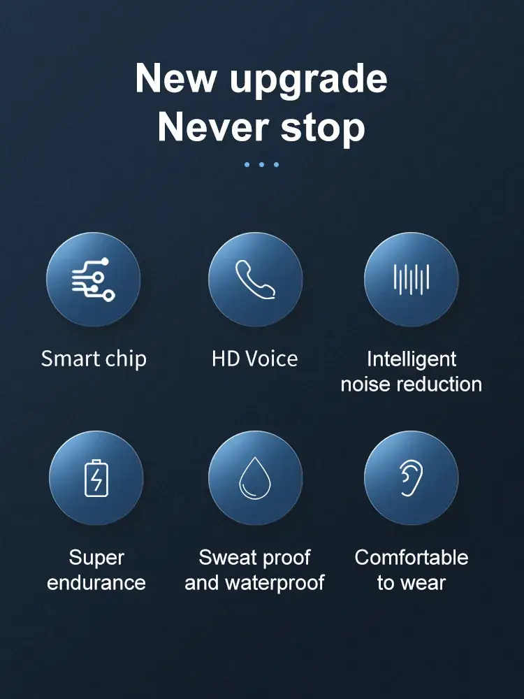Wireless Hanging Earphones Bluetooth 5.3 Waterproof Sports Use — feature 8