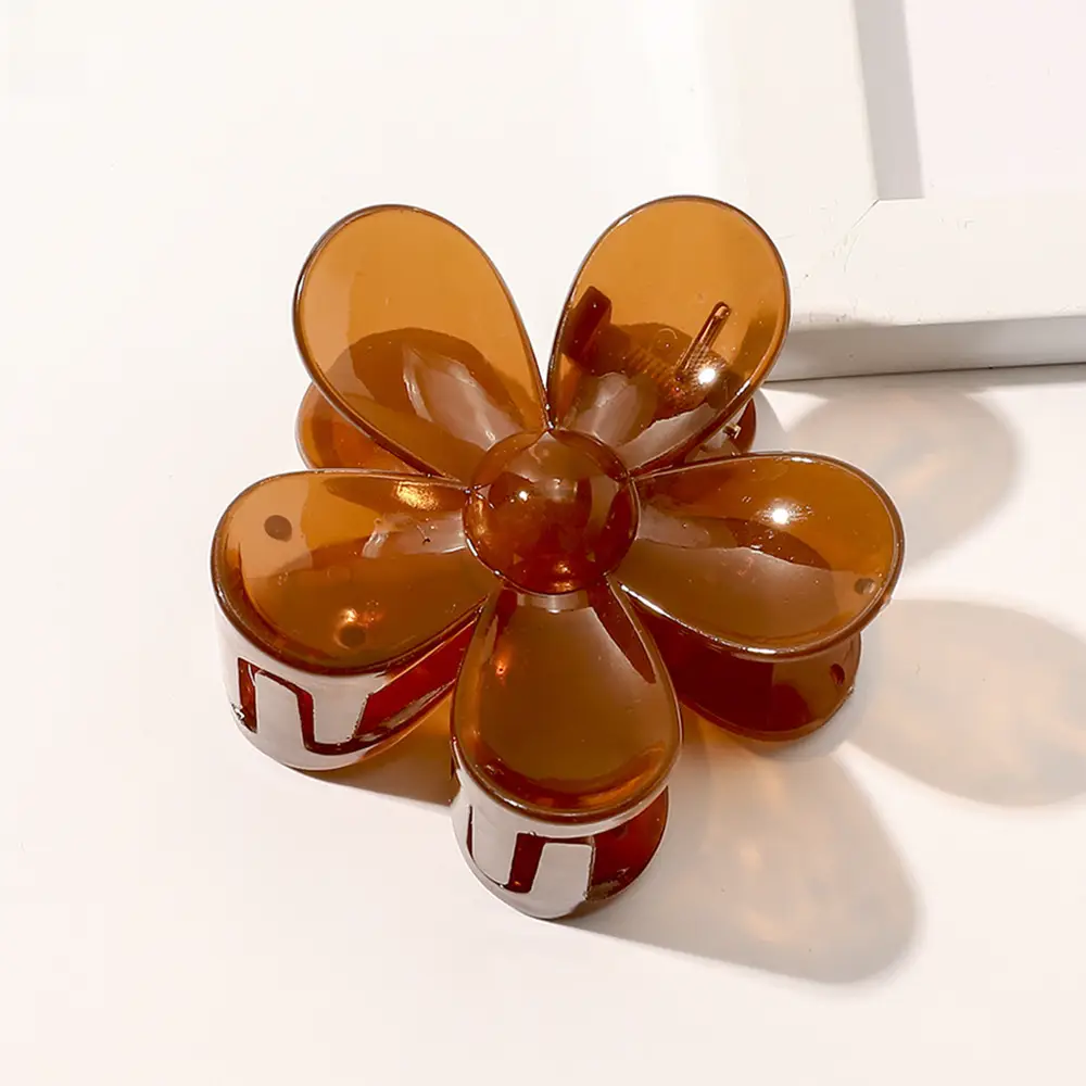 Clear Flower Hairpin for Bathroom Use - Image 26