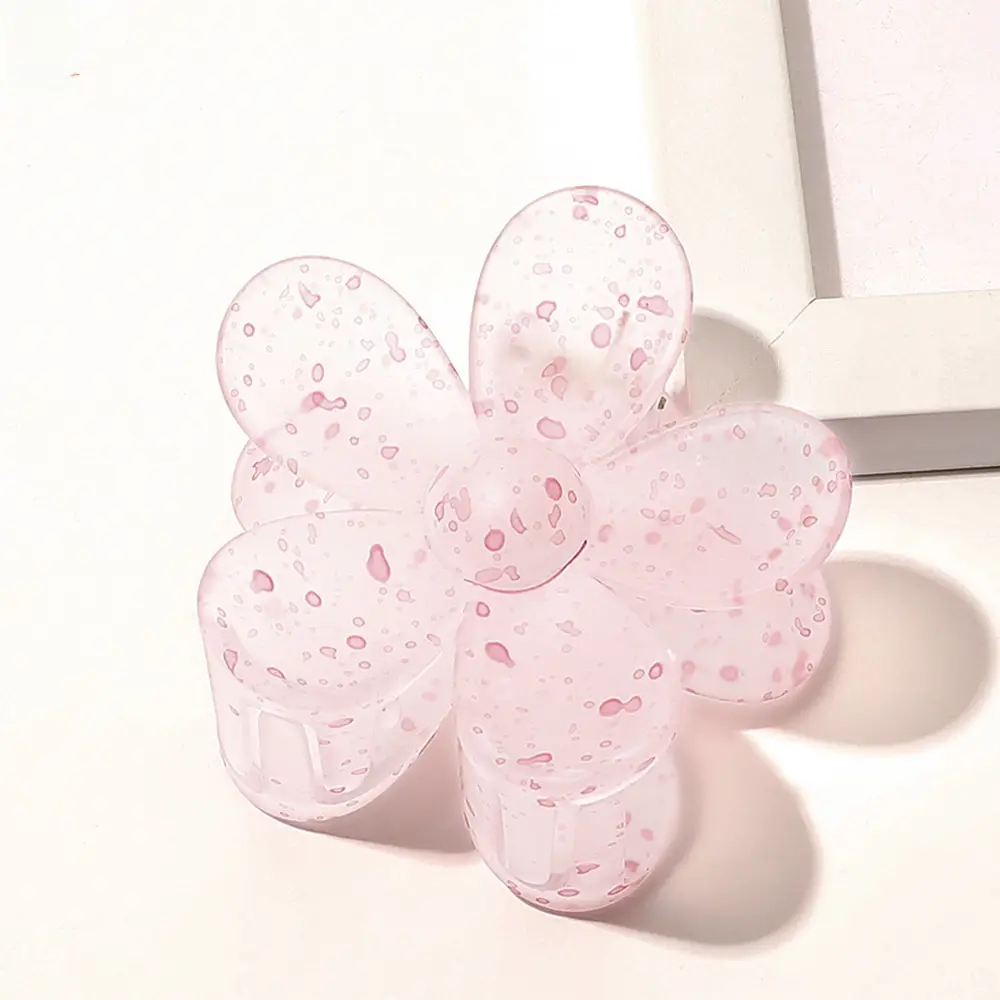 Clear Flower Hairpin for Bathroom Use - Image 37