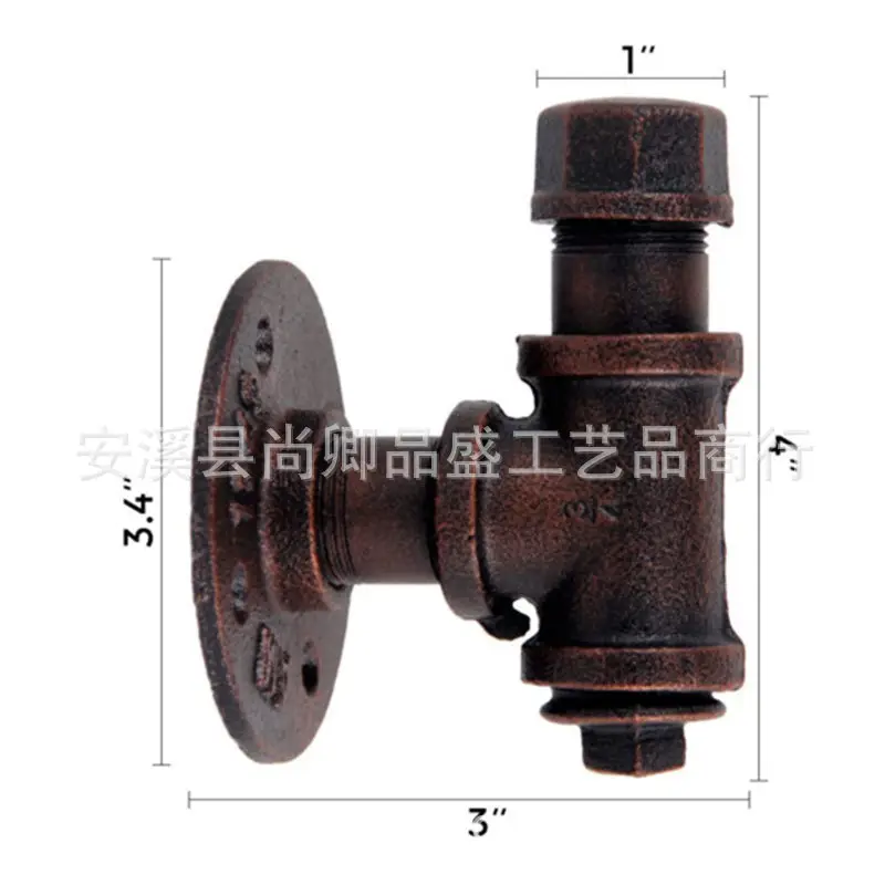 European Wall Hook Storage Rack Tube Hook Iron Hook - Image 8