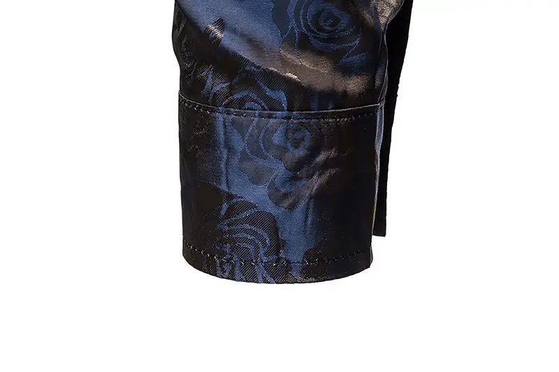 Men's Long Sleeve Rose Printed Shirt 2021 Winter — feature 34