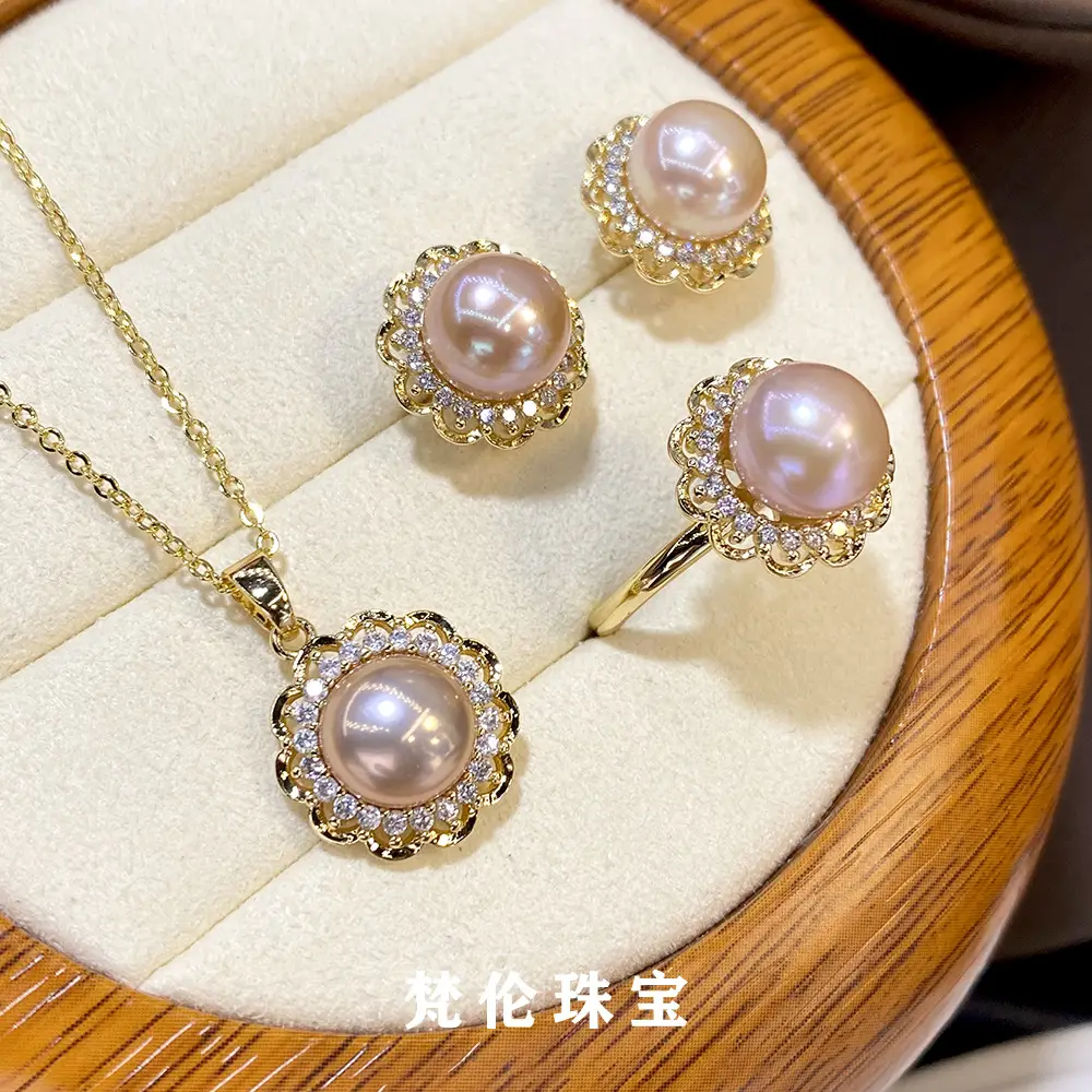 2025 Freshwater Pearl 4-Piece Set Gold Plated — feature 4
