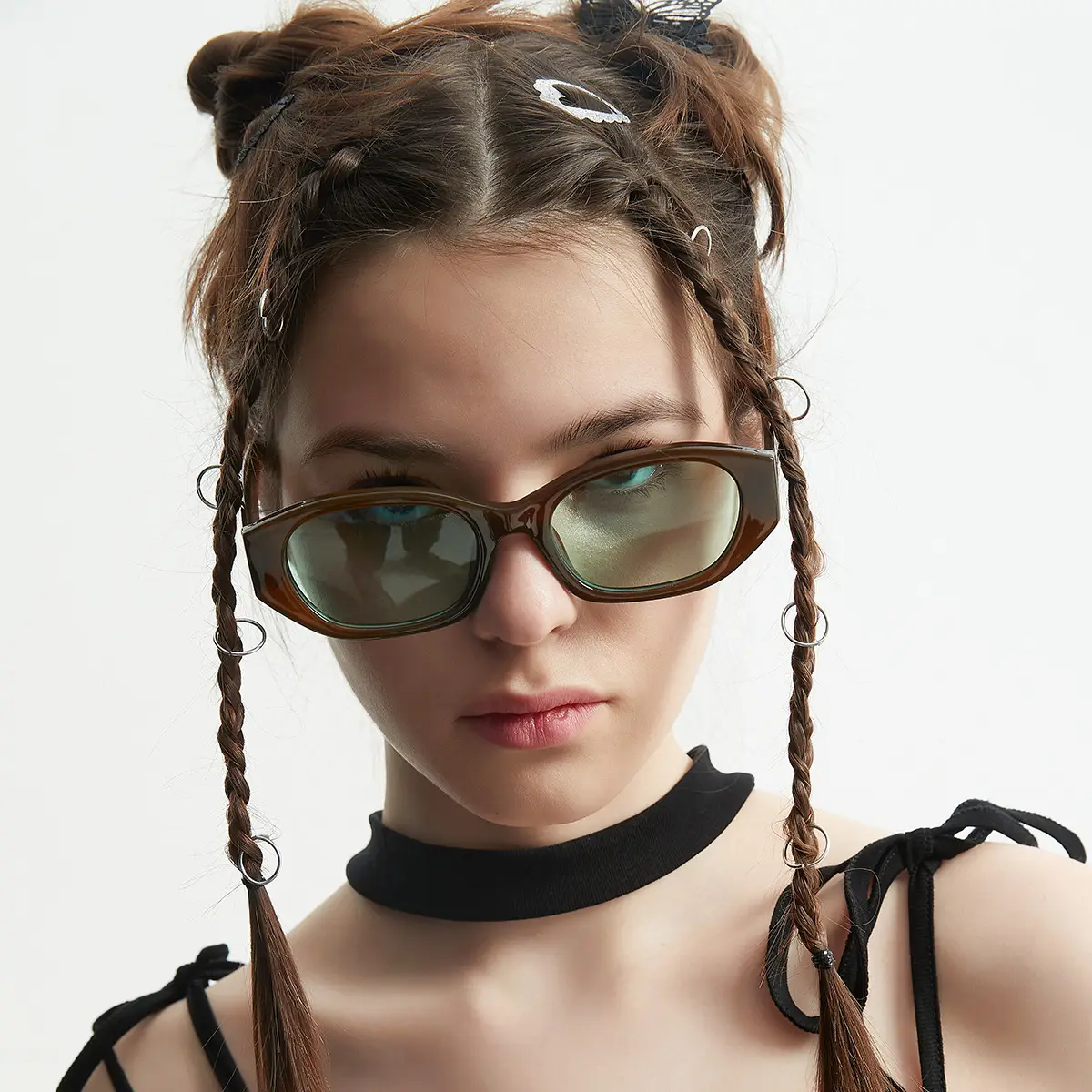 Xunge Oval Macaron Sunglasses for Men Women - Image 5