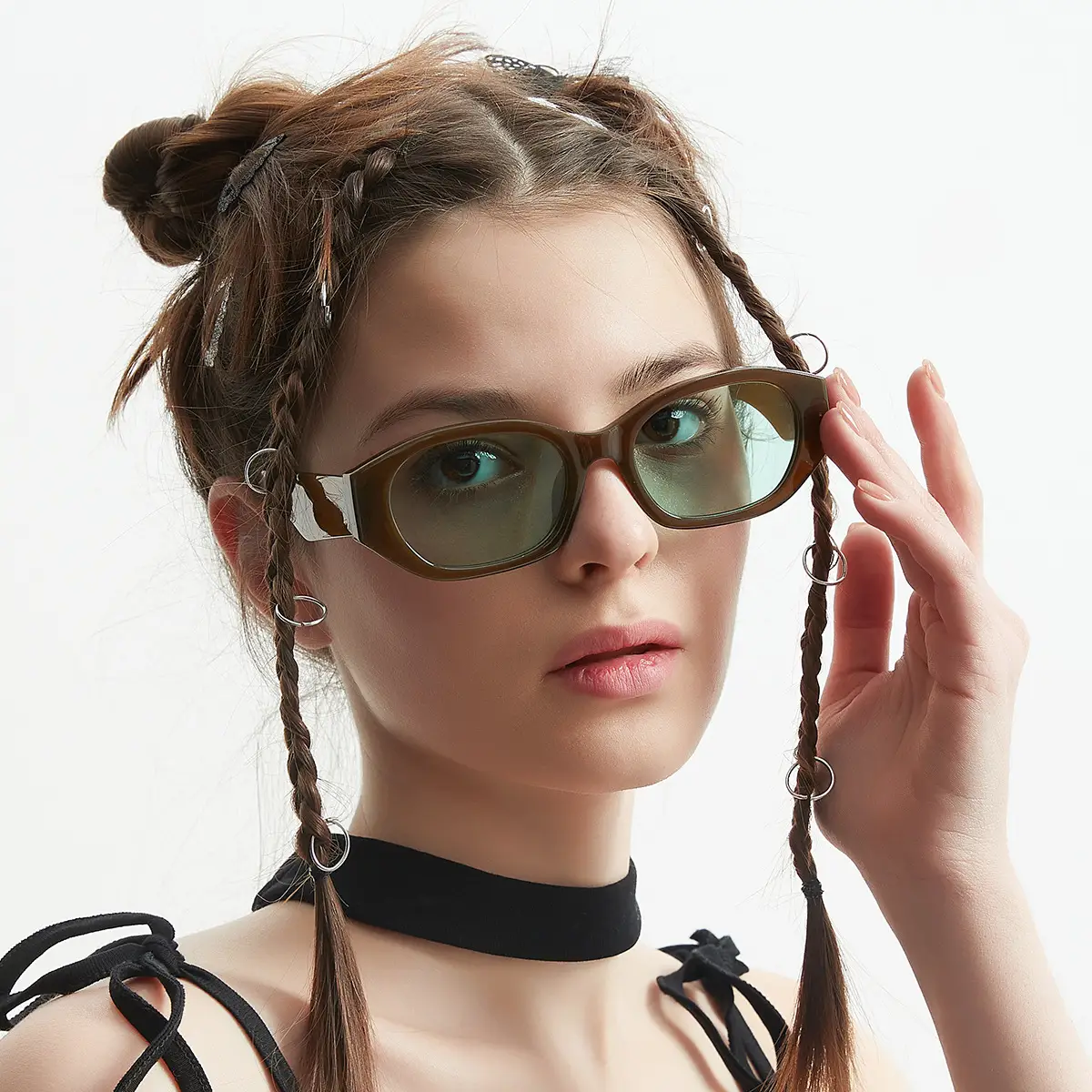 Xunge Oval Macaron Sunglasses for Men Women - Image 6