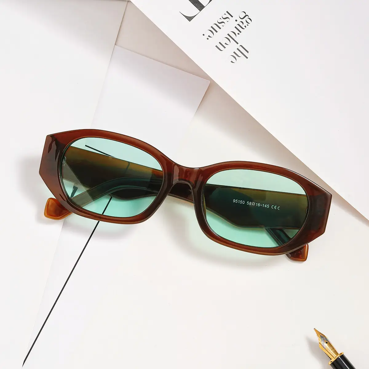 Xunge Oval Macaron Sunglasses for Men Women - Image 7