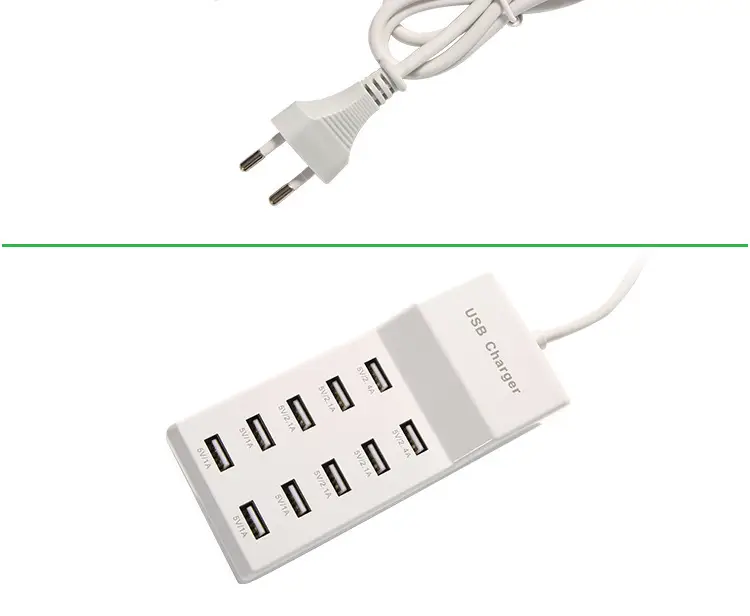 5V2A USB Charger 10 Port Fast Charging — feature 11