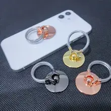 Square Phone Ring Buckle Bracket Gift Logo — feature 3
