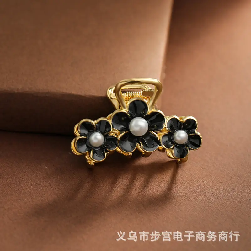 Electroplated Flower Hairpin Clip for Women - Image 4
