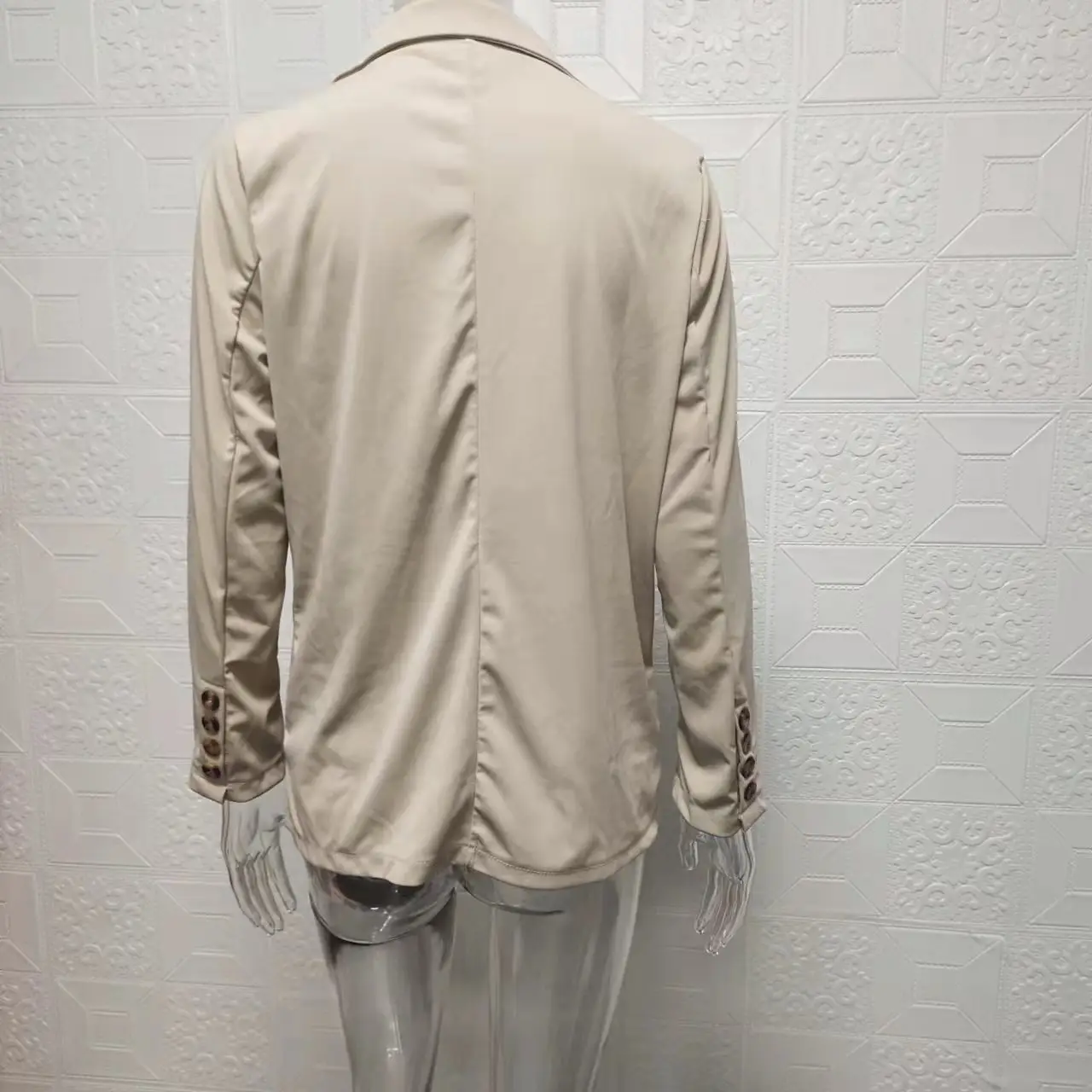 2024 Women's Pink Slim Fit Lapel Blazer Suit — feature 20