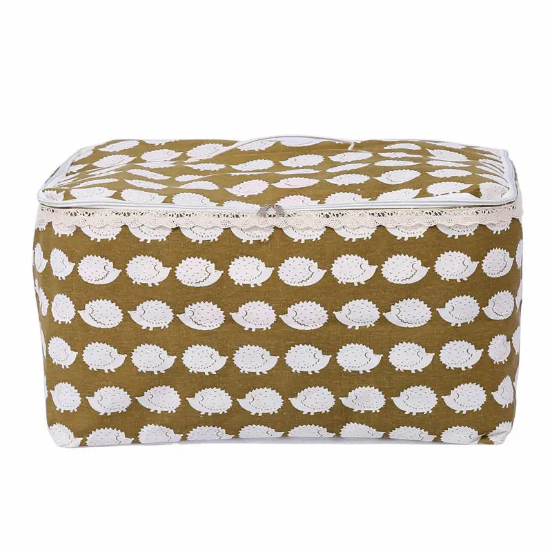 Large Winter Quilt Storage Bag with Zipper & PE Layer - Image 2