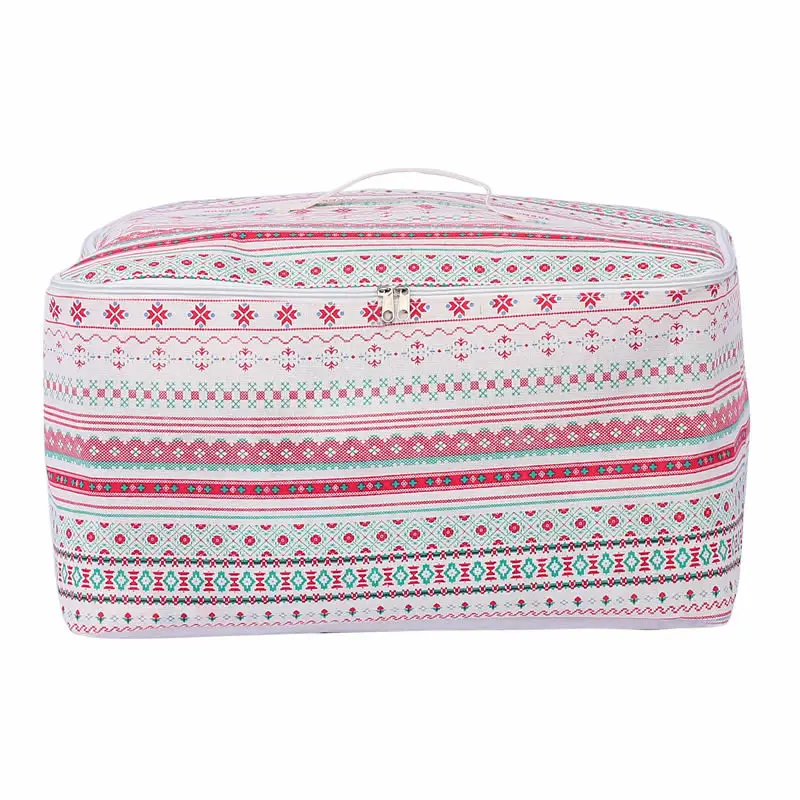 Large Winter Quilt Storage Bag with Zipper & PE Layer - Image 5