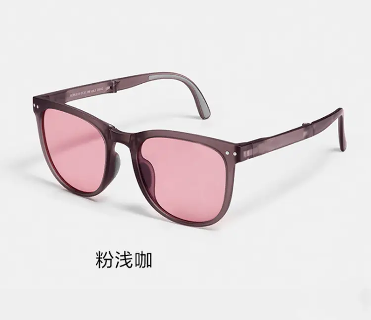 2021 New Folding Sunglasses Same Style Outdoor Travel Portable