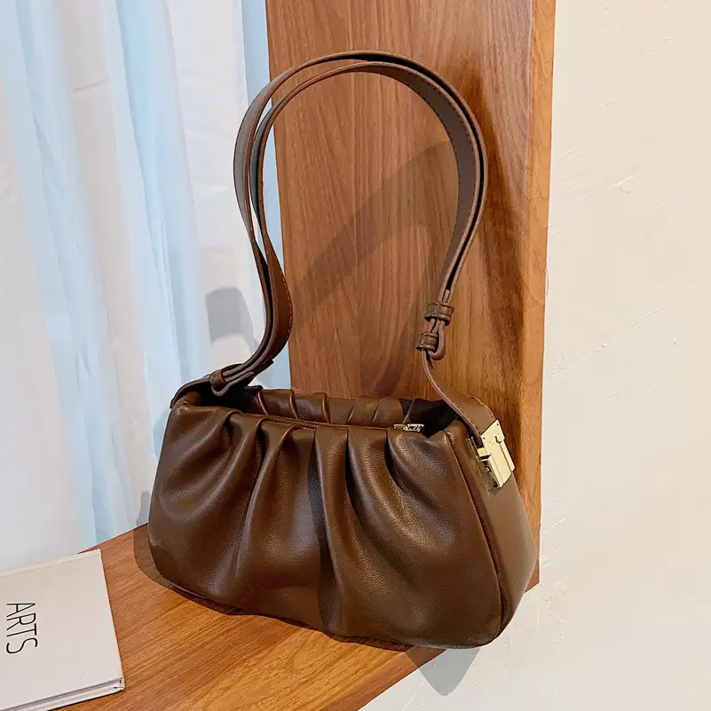 Retro Brown Shoulder Crossbody Bag for Women - Image 4